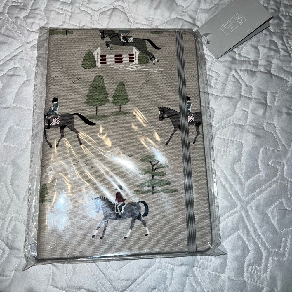 Equestrian-Themed Journal with Elastic Closure